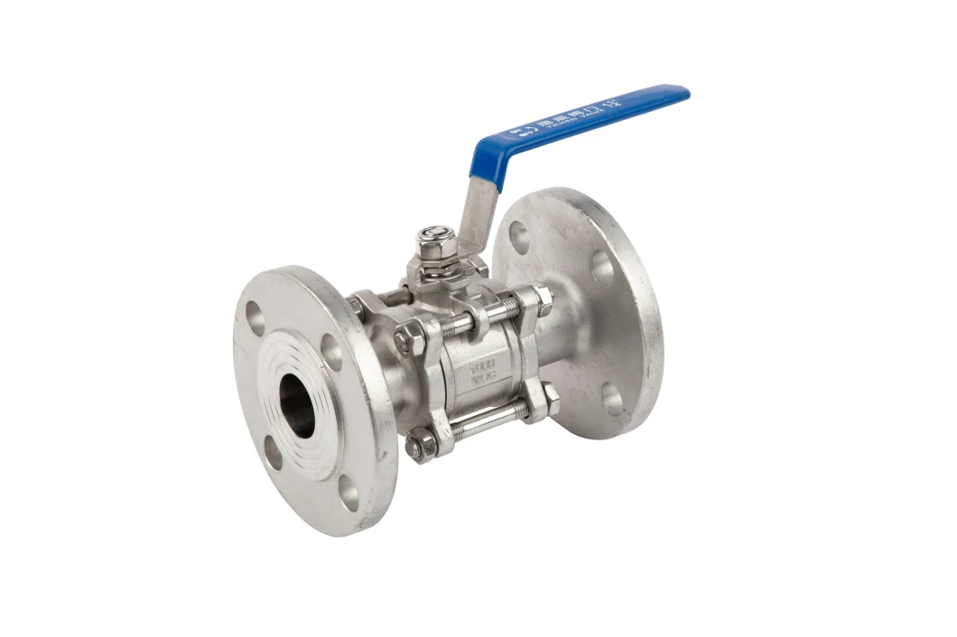 3PC Class150 Stainless Steel ANSI Flange Ball Valve