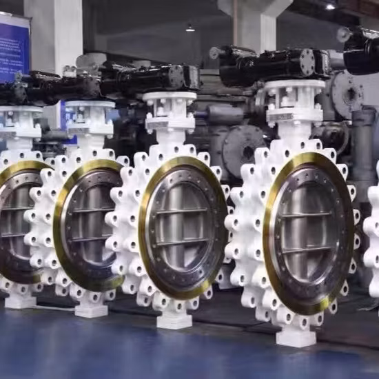 Triple Offset Ss 304 12 Inch Flanged Type Butterfly Valve