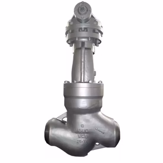 ANSI Pressure Seal Motorized Y Type Globe Valve (GAJ965)