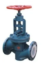 PFA Lined Globe Valve ANSI Chemical Fluid
