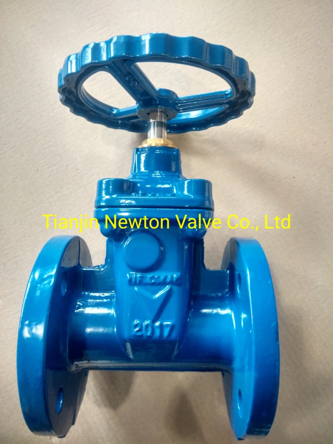 BS5163 Awwa C515 C509 DIN3202 F4 F5 GOST Kr JIS as Wras CE Ggg40/50 Ductile Cast Iron Resilient Rubber Seat Seated Double Flange Flanged Wedge Water Gate Valves