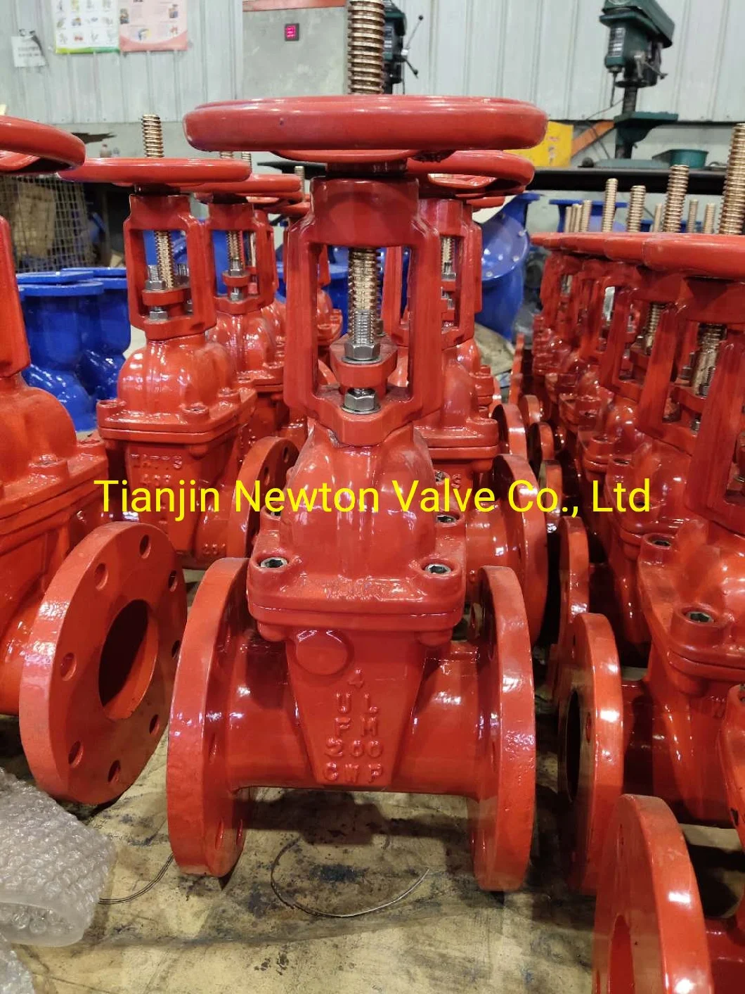 BS5163 Awwa C515 C509 DIN3202 F4 F5 GOST Kr JIS as Wras CE Ggg40/50 Ductile Cast Iron Resilient Rubber Seat Seated Double Flange Flanged Wedge Water Gate Valves