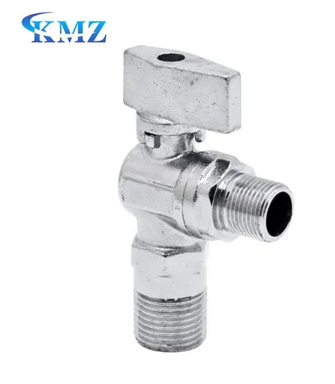 Commercial Price Angle Globe Plug Valve Brass High Quality Polished Chrome Plated Angle Valve