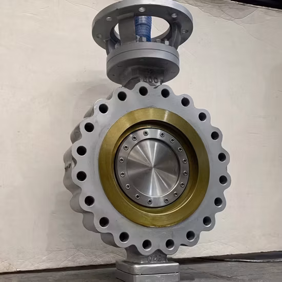 Triple Offset Ss 304 12 Inch Flanged Type Butterfly Valve