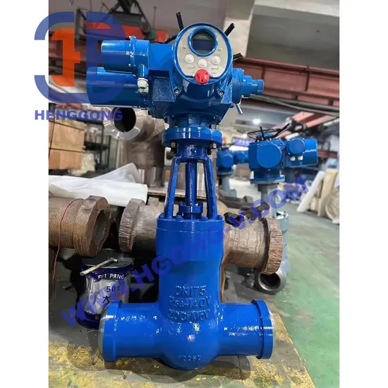 Válvula Gaveta Elétrica com Selo de Pressão (GAZ960Y)